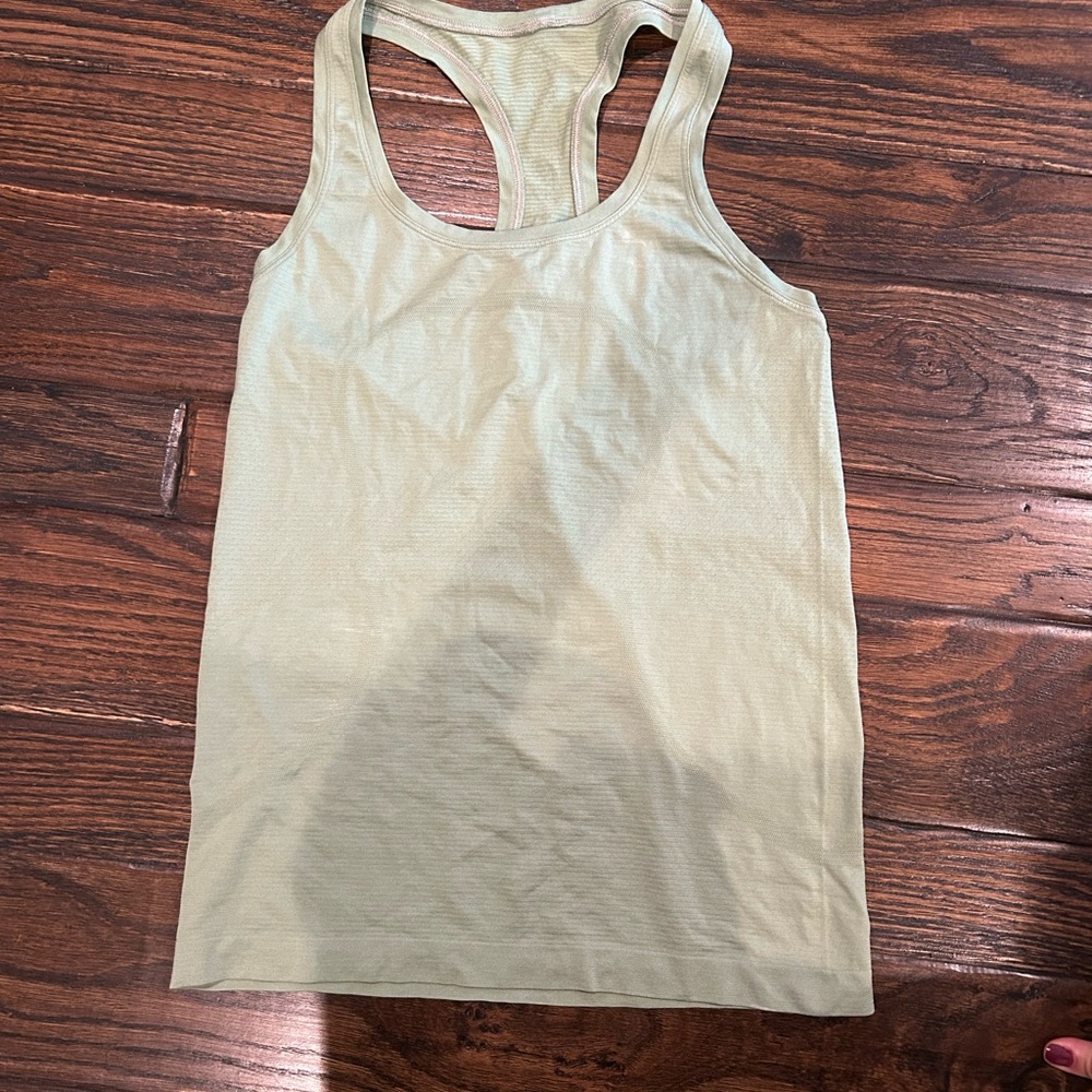 Lululemon Athletica Light Green Tank